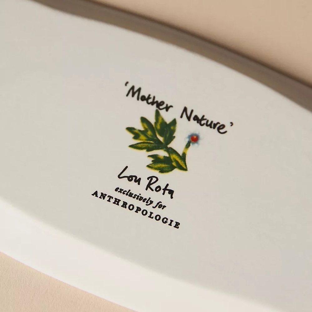 NWT Anthropologie Lou Rota Nature Butter Dish Hummingbird - Picture 2 of 5